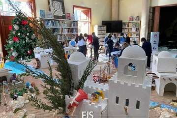 Un belén de pastilina, atractivo de la Biblioteca Saulo Torón (Telde)/Francisco Javier Santana.
